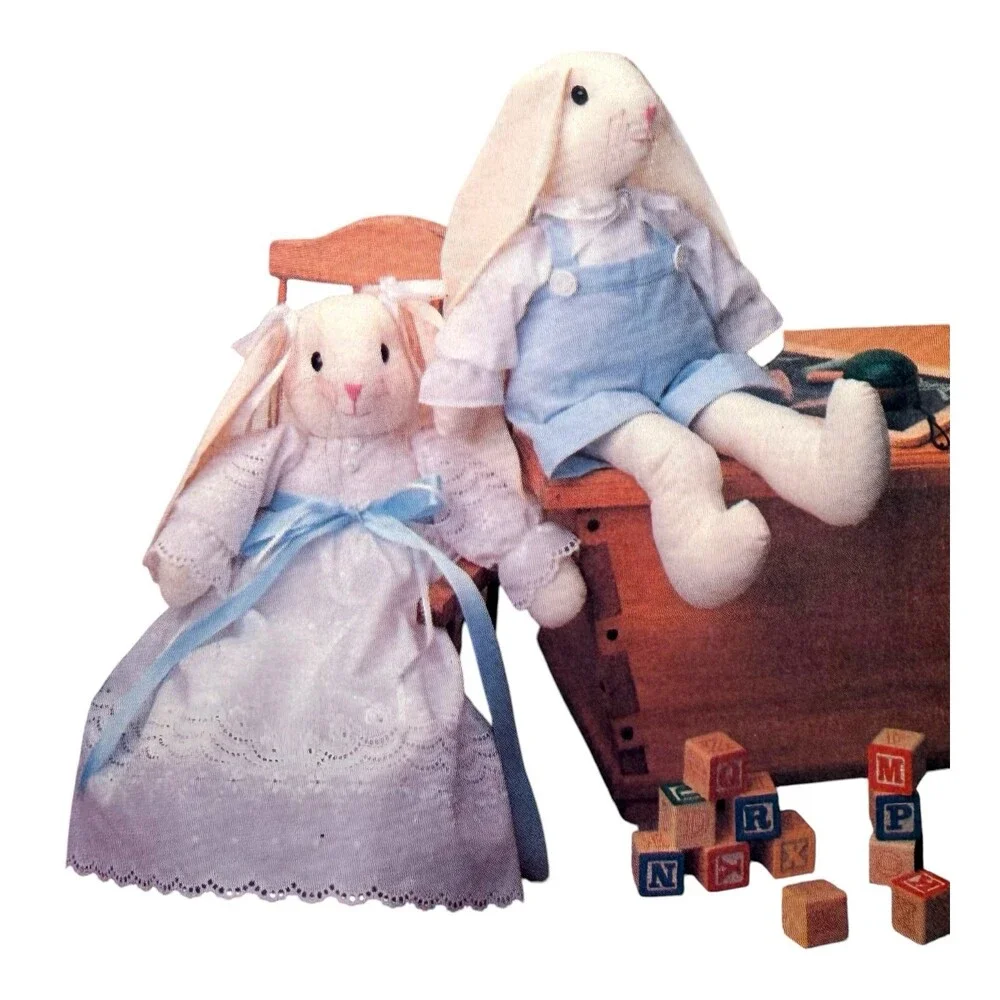 Vintage 1990 Butterick Sewing Pattern Wendy Everett Victorian Rabbits 20